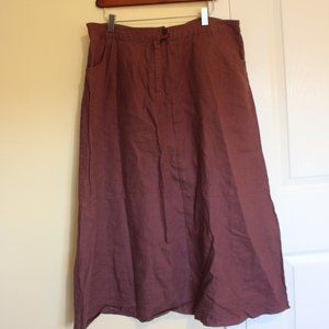 J.JILL LARGE MIDI SKIRT